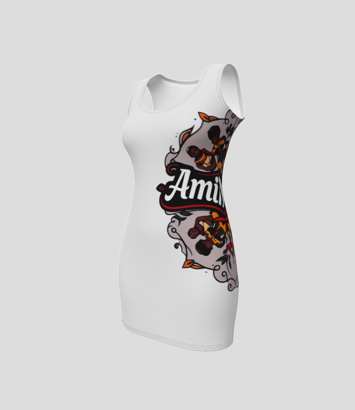 AmirrOnru9 fitted dress