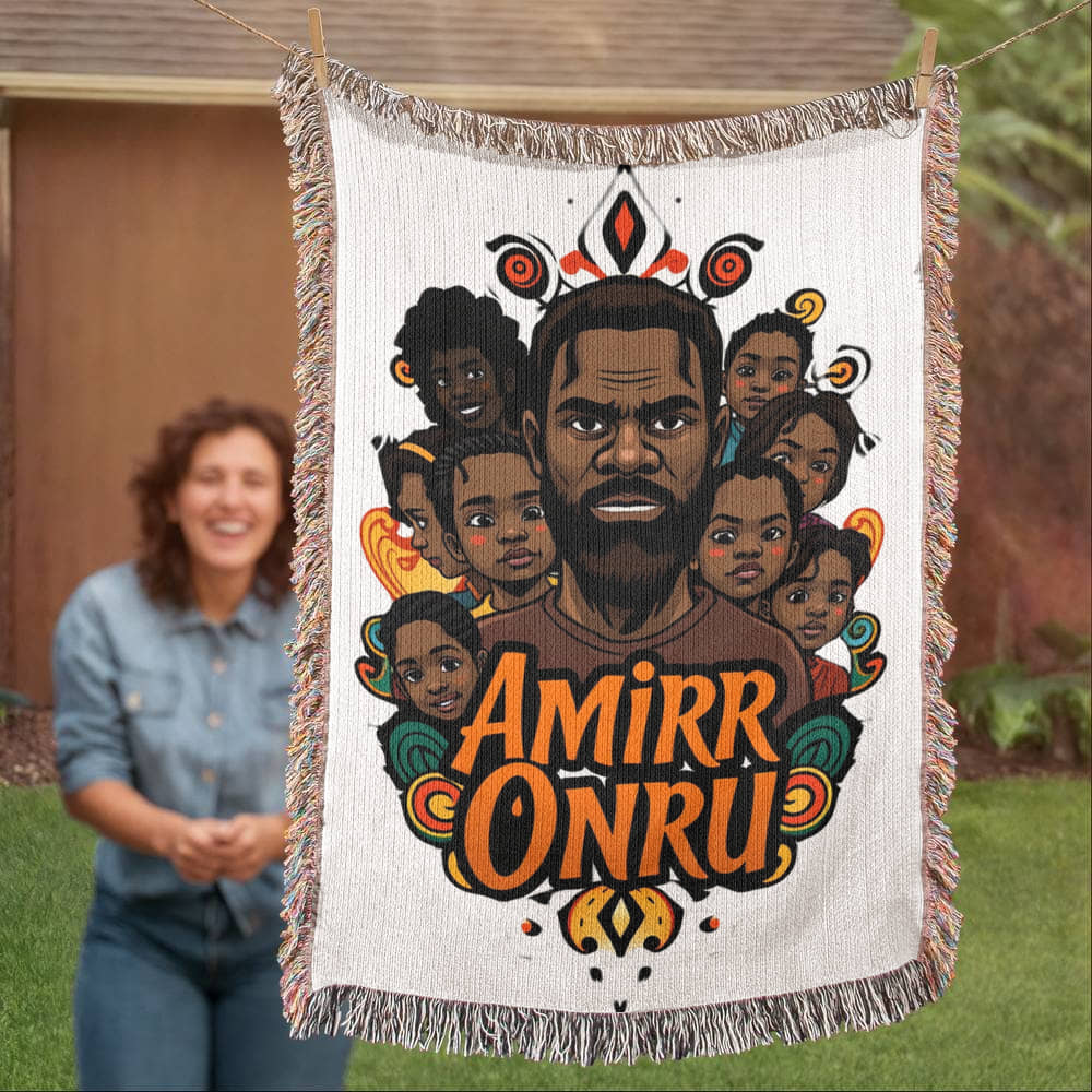 AmirrOnru9 customizes Photo Heirloom Woven Blanket (Portrait