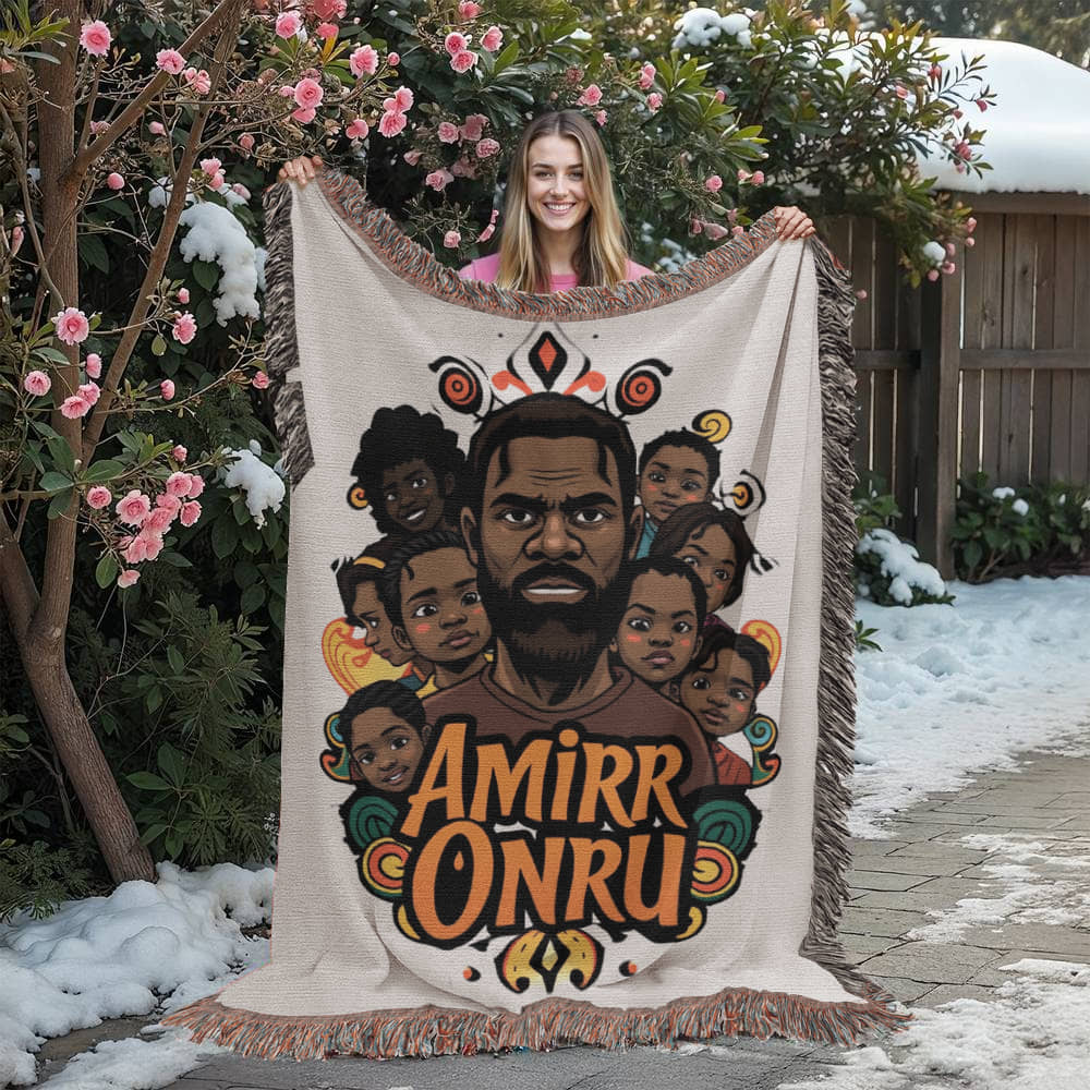 AmirrOnru9 customizes Photo Heirloom Woven Blanket (Portrait